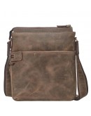 Фотография Кожаная мужская коричневая сумка на плечо TONY BELLUCCI - 5029-06
