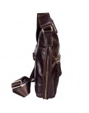 Фотография Кожаная мужская коричневая сумка на плечо TONY BELLUCCI - 5029-09