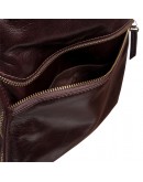 Фотография Кожаная мужская коричневая сумка на плечо TONY BELLUCCI - 5029-09