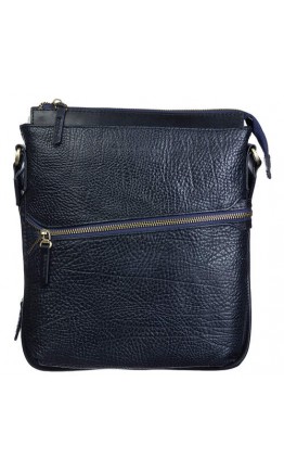 Кожаная мужская синяя сумка на плечо TONY BELLUCCI - 5029-894