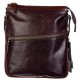 Коричневая кожаная сумка на плечо без клапана TONY BELLUCCI - 5029-896