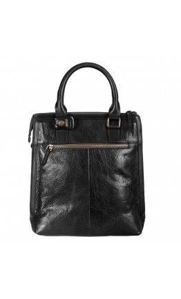 Черная кожаная вертикальная сумка на плечо - барсетка TONY BELLUCCI 5036-893