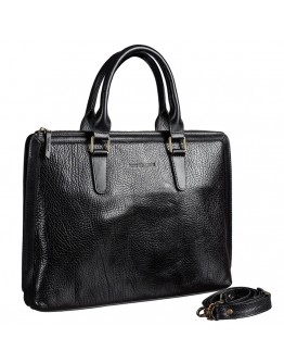 Кожаный черный мужской портфель TONY BELLUCCI - 5037-893