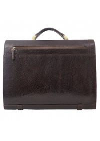 Коричневый кожаный мужской вместительный портфель TONY BELLUCCI - 5046-886