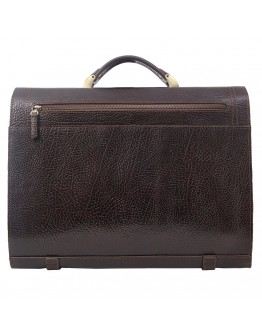 Коричневый кожаный мужской вместительный портфель TONY BELLUCCI - 5046-886