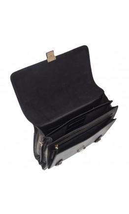 Черный кожаный мужской вместительный портфель TONY BELLUCCI - 5046-893