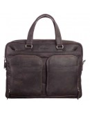Фотография Кожаный коричневый винтажный мужской портфель TONY BELLUCCI 5048-04