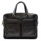 Кожаный черный мужской портфель TONY BELLUCCI 5048-893