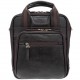 Вертикальная коричневая кожаная мужская сумка - барсетка TONY BELLUCCI 5049-886