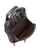 Фотография Вертикальная коричневая кожаная мужская сумка - барсетка TONY BELLUCCI 5049-886