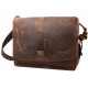 Винтажная кожаная фирменная коричневая сумка на плечо TONY BELLUCCI - 5057-07