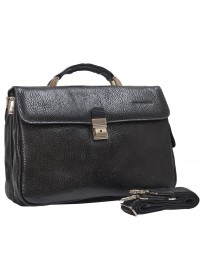 Вместительный черный фирменный мужской портфель TONY BELLUCCI - 5060-893