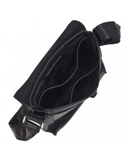 Черная мужская кожаная сумка на плечо TONY BELLUCCI - 5061-893