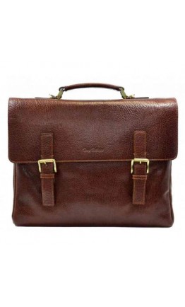 Кожаный коричневый мужской портфель TONY BELLUCCI - 5070-896