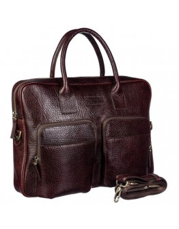 Кожаный коричневый мужской портфель TONY BELLUCCI - 5074-896