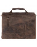 Фотография Кожаный коричневый мужской винтажный портфель TONY BELLUCCI - 5084-07