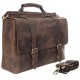 Кожаный коричневый мужской винтажный портфель TONY BELLUCCI - 5084-07