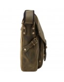 Фотография Винтажная коричневая мужская кожаная сумка на плечо TONY BELLUCCI - 5086-05