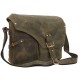 Кожаная мужская винтажная сумка на плечо болотного цвета TONY BELLUCCI 5087-05