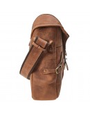 Фотография Кожаная коричневая мужская винтажная сумка на плечо TONY BELLUCCI 5087-07