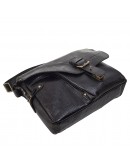 Фотография Кожаная черная мужская сумка на плечо TONY BELLUCCI - 5087-893