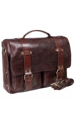 Кожаный коричневый мужской портфель TONY BELLUCCI - 5089-896