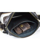 Фотография Коричневая кожаная мужская сумка на плечо 509622-SGE