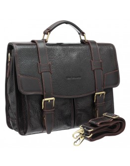 Кожаный коричневый мужской портфель TONY BELLUCCI - 5123-886