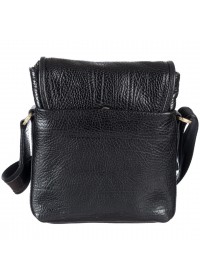 Небольшая кожаная черная мужская сумка на плечо TONY BELLUCCI - 5137-893