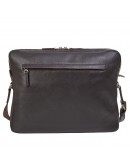 Фотография Кожаная коричневая мужская деловая сумка на плечо TONY BELLUCCI - 5144-04