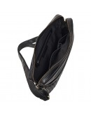 Фотография Кожаная черная мужская деловая сумка на плечо TONY BELLUCCI - 5144-101