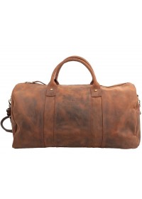 Винтажная коричневая кожаная дорожная сумка TONY BELLUCCI 5146-07