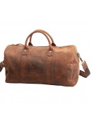 Фотография Винтажная коричневая кожаная дорожная сумка TONY BELLUCCI 5146-07