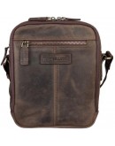 Фотография Винтажная кожаная сумка-барсетка коричневого цвета TONY BELLUCCI - 5153-06
