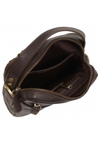 Коричневая мужская кожаная сумка на плечо TONY BELLUCCI - 5153-09