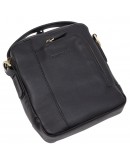 Фотография Черная небольшая кожаная мужская сумка на плечо TONY BELLUCCI - 5154-101