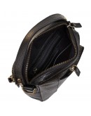 Фотография Черная кожаная мужская сумка на плечо TONY BELLUCCI - 5154-893