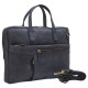 Кожаный синий мужской портфель TONY BELLUCCI - 5160-03