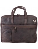 Фотография Кожаный коричневый мужской портфель TONY BELLUCCI - 5160-04