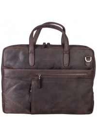 Кожаный коричневый мужской портфель TONY BELLUCCI - 5160-04