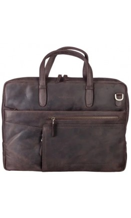 Кожаный коричневый мужской портфель TONY BELLUCCI - 5160-04