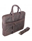 Фотография Кожаный коричневый мужской портфель TONY BELLUCCI - 5160-04