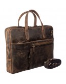 Фотография Кожаный коричневый мужской портфель TONY BELLUCCI - 5160-07