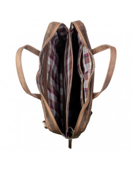 Кожаный коричневый мужской портфель TONY BELLUCCI - 5160-07