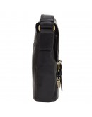 Фотография Кожаная черная мужская сумка на плечо TONY BELLUCCI - 5164-101
