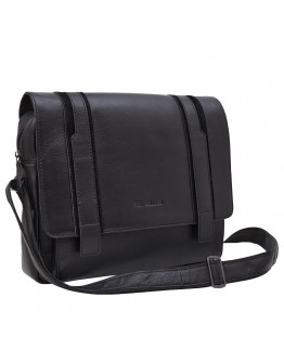 Кожаная черная мужская сумка на плечо TONY BELLUCCI - 5192-101