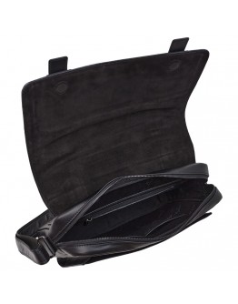 Кожаная черная мужская сумка на плечо TONY BELLUCCI - 5192-101