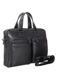 Фирменная кожаная мужская сумка для ноутбука и документов TONY BELLUCCI - 5207-101
