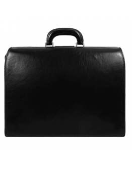 Черный кожаный мужской портфель The Firm Time Resistance 5216501 black