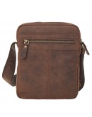 Фотография Коричневая мужская сумка на плечо из натуральной винтажной кожи TONY BELLUCCI - 5225-04